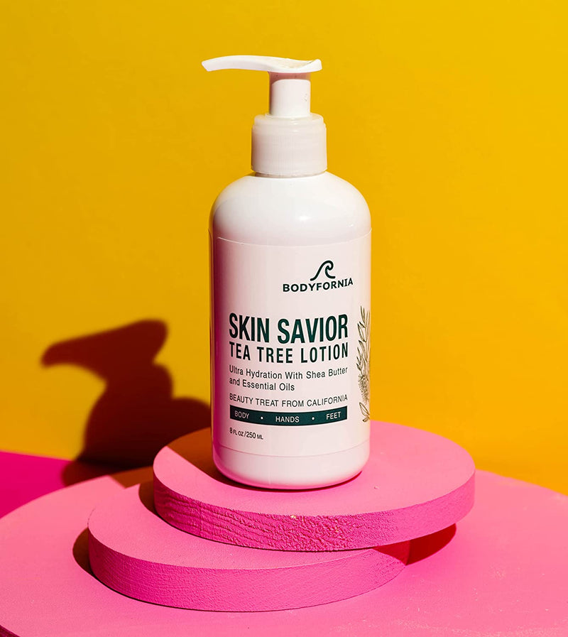 Skin Savior Super Lotion | Body Moisturizer Shea Butter Natural Essential Oils | First Aid Hydration for Hands Feet Body|Vegan & Cruelty free 250ml - Bodyfornia